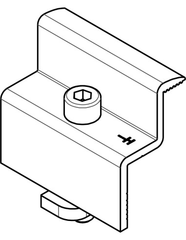 HE-MTM-30 - MORSETTO TERMINALE PREMONTATO IN ALLUMINIO H 30