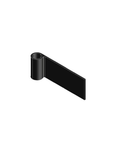 0116 - Straight hinge - adjustable - 110 mm - Coplanar