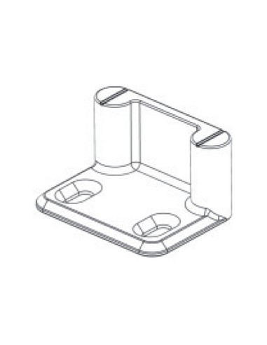 24005 - Angle closing plate for espagnolette