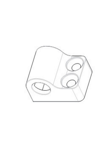 24141 - Espagnolette rod guide for kit 24003