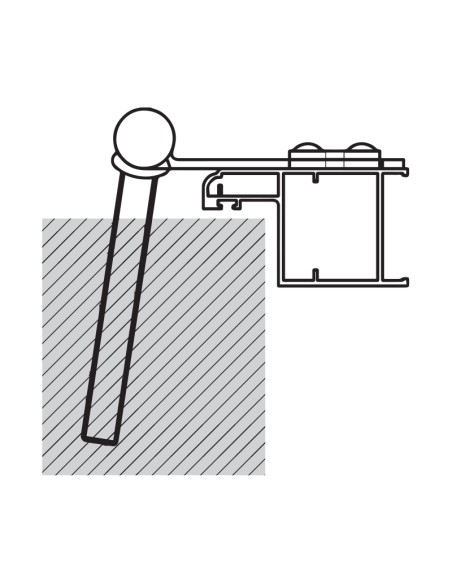 0004 - Dowel pivot in steel with ø 12 mm bush