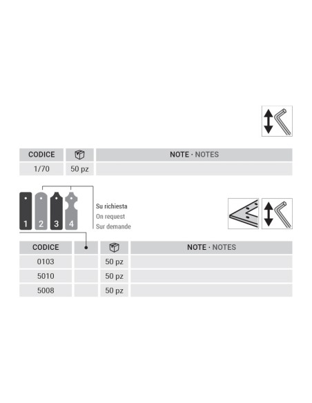 5008 - Angle reinforcement 270 x 160 mm for adjustable hinge