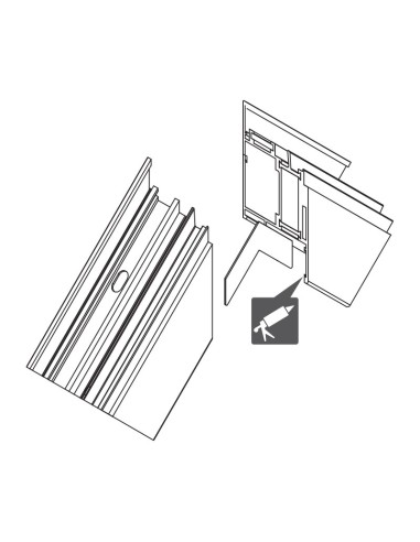 SA0203-1 - Squadretta di allineamento battuta 20,3 mm x 1 mm