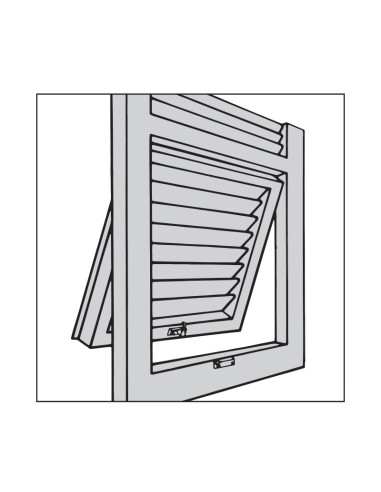 RICCIO - Nylon handle for outward opening shutter