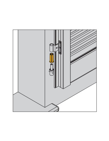 3022 - Boccola di adattamento nylon nero ø interno 10 mm