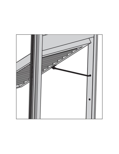 5005 - Portisol pour volet articulé à la génoise en aluminium