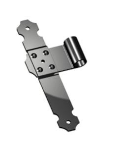 7022DX - Bandella mezzo squadro destro Serie 70 I   45 mm