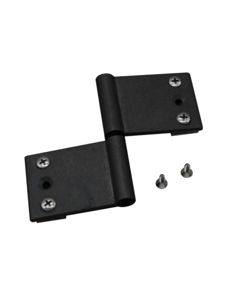 AN011 - Paumelle à deux lames en aluminium - Déport long