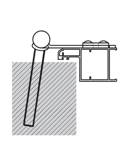 2104 - Pivot for chemical anchor bolt with pull-out pin