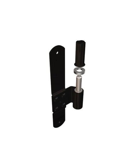 2133SX - Gond sur plaque 30 x 03 mm gauche - I   33,5 mm - Déport   20 mm