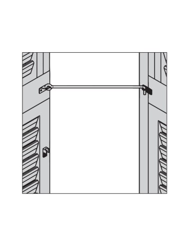 5006 - Rod hook in zinc coated steel