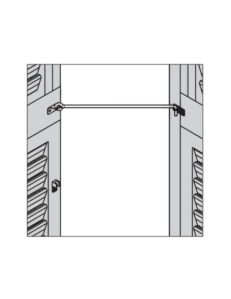 5006 - Rod hook in zinc coated steel