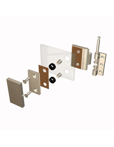 CV0602 - Cerniera per porte interne in vetro / alluminio