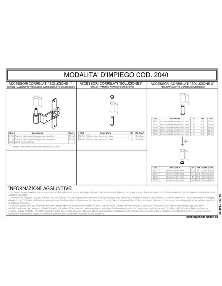 2040 - Té en aluminium - Série 20 - I   48 mm