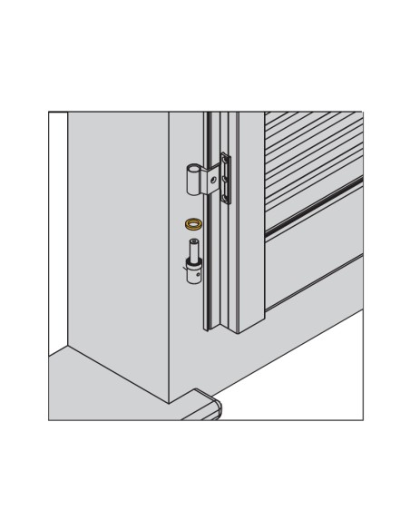 5021 - Rondella in nylon nero ø interno 12,5 mm