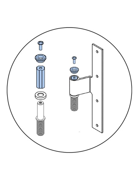 0108 - Take down - Anti Pull-out Kit for Hammer pivots