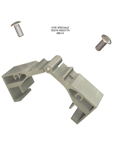 SV525-360 - Variable angle corner cleat - T   52,5 mm x H   36 mm