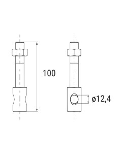 2104.DIMA - Hole template for pivot 2104 2