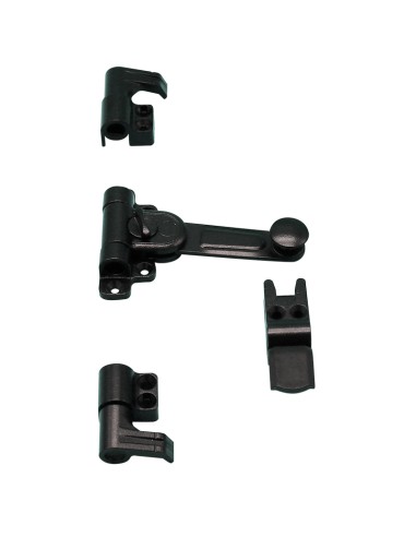 24003 - Kit with short zamak espagnolette handle