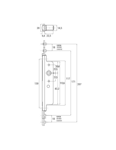 3420 - Mizar - Bidirectional mechanism for eurogroove chamber