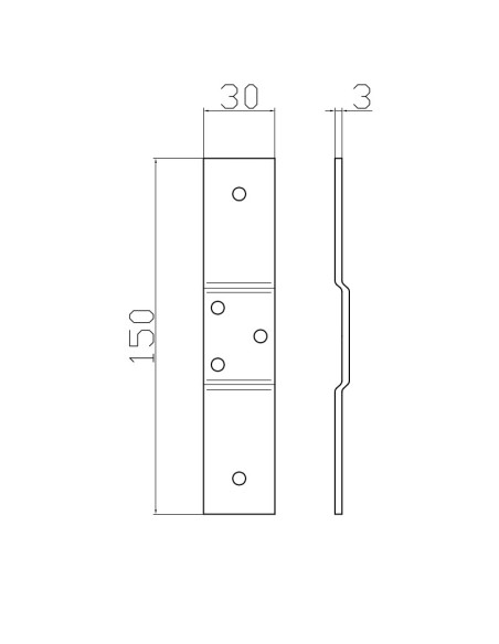 0202 - Bandella di rinforzo 150 x 30 mm