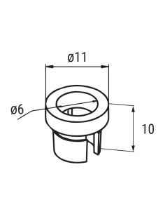 0089 - Nylon bush for code 5005 2