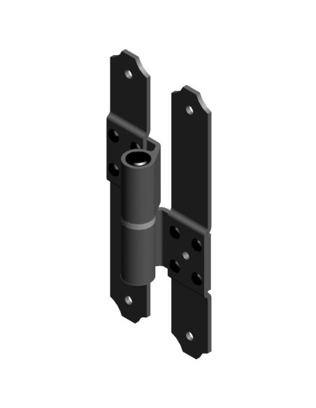 3A25DX - Charnière pour troisième vantail, droite - I   50 mm - Déport 20 mm