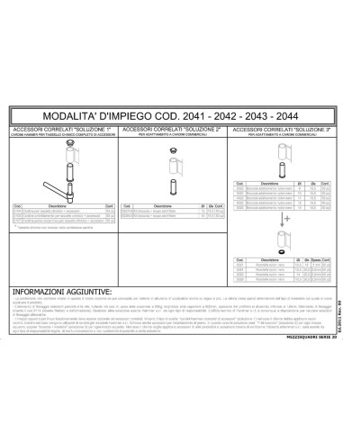 2042 - Bandella a T Serie 20 - I   45 mm Collo   10 mm