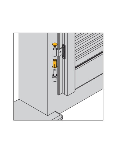 5027KIT - Kit douille avec collier (ø intérieur 12 mm) et bouchon amovible
