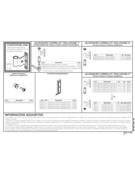 2080 - Flap hinge right/left side H2S System - A   17 mm (4th hole) - Offset   16 mm