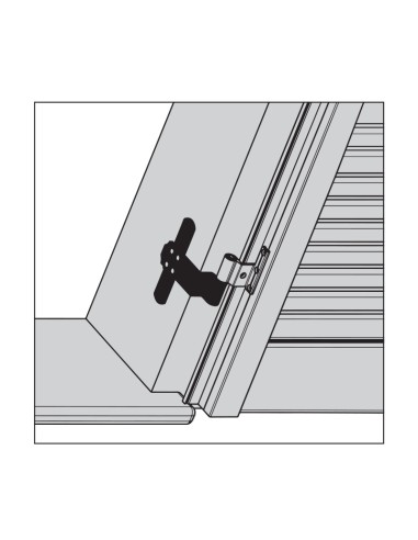 2126ECC - Internal pivot with decentrated stainless steel pin