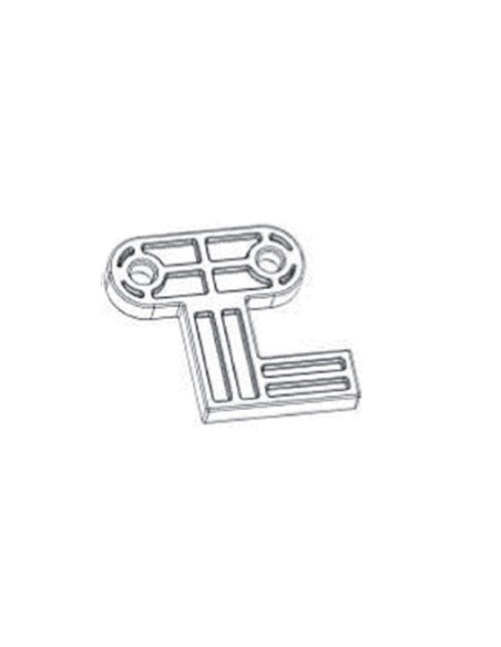 24009 - Epaisseur 5 mm pour support espagnolette kit 24001