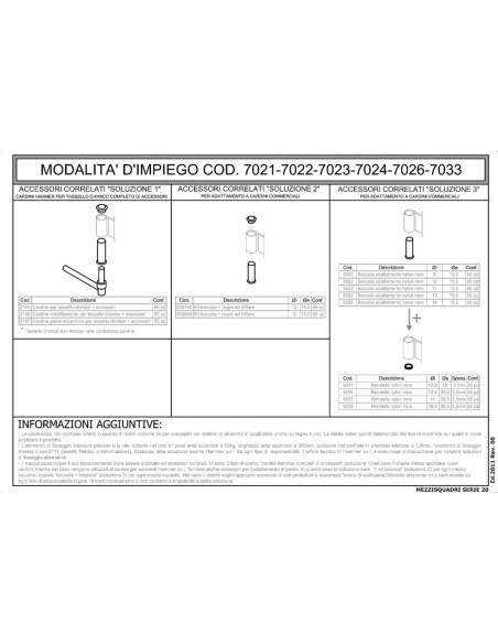 7021DX - Middle shutter hinge right side - Series 70 - I   63,5 mm