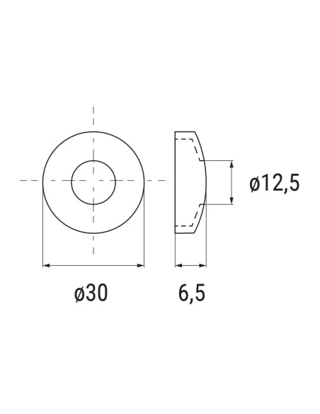 180.2104R - Rondelle cache-trou