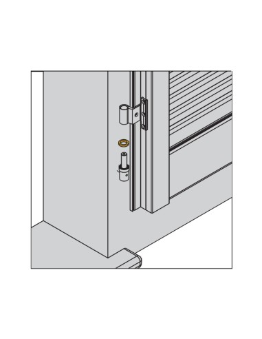 5029 - Rondella in nylon nero ø interno 10,3 mm spess.2,6