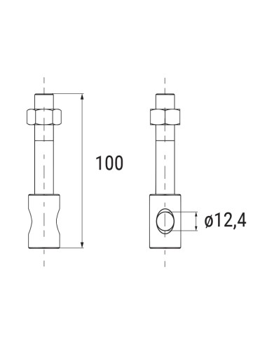 2104.DIMA - Gabarit de pose pour gond réf. 2104
