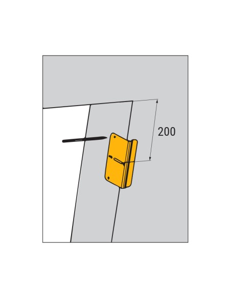 2126.DIMA - Template in stainless steel for pivot 2126
