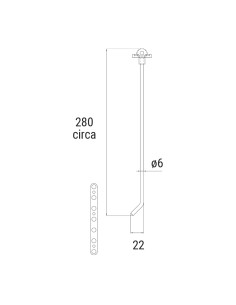 5007_OXNERO - Shutter rod tuscan style in aluminium with nylon parts 2