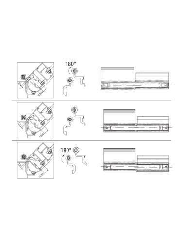HT.2023.00 - Two wings hinge (Eurogroove) - Load capacity: 60 kg
