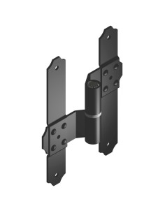 3A45SX - Charnière pour troisième vantail, gauche - I   90 mm - Déport 20 mm