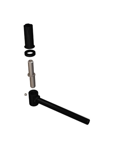 2107 - Cardine M12 con perno in acciaio inox eccentrico