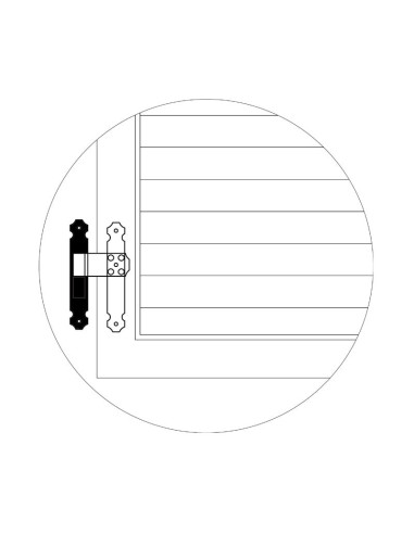 2127 - Plate mounted pivot 30 x 03 with pull-out pin - Offset   27 mm