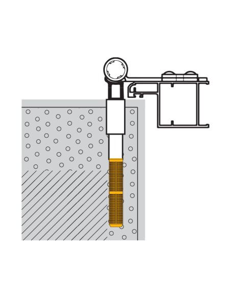 93094 - Cheville-tamis pour scellement chimique