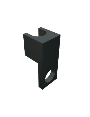 5004 - Nylon rod clamp - snap-on - ø 6 mm