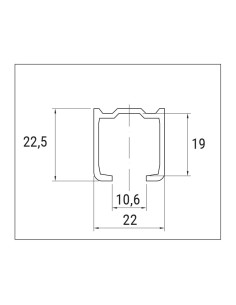 09033CATSUP - Top hinge for blind shutters in aluminium - 45 mm 2