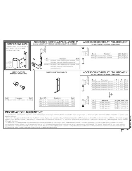 2079SX - Flap hinge left side for 2126 pivot - H2S System
