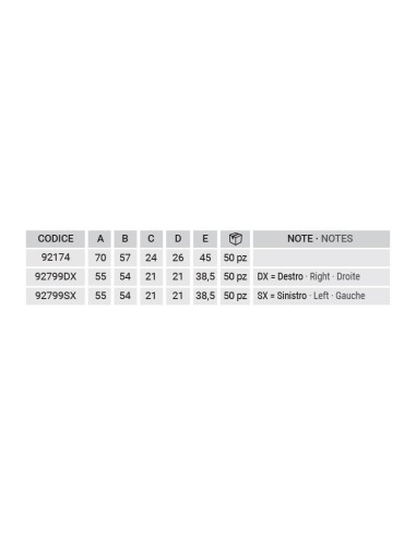 92799DX - Right handle for outward opening windows "Chiocciola"