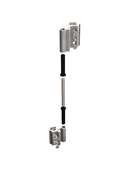 AW06040 - Hinge with threader plate and a 3rd hole