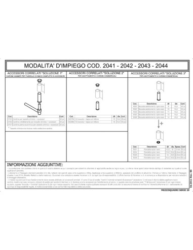 2041 - Bandella a T Serie 20 - I   63,5 mm Collo   10 mm