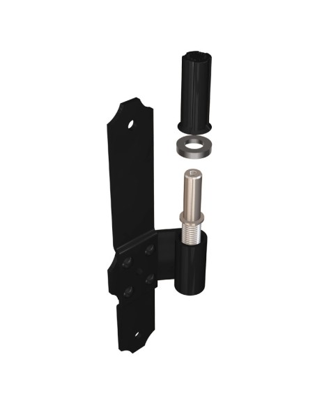 2125SX - Cardine a piastra 30x03 sinistro I   25 Collo 20mm